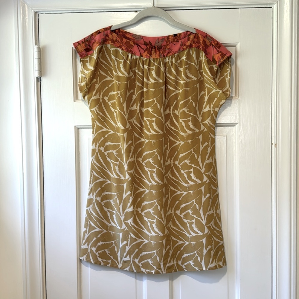 TUCKER SILK TUNIC TOP